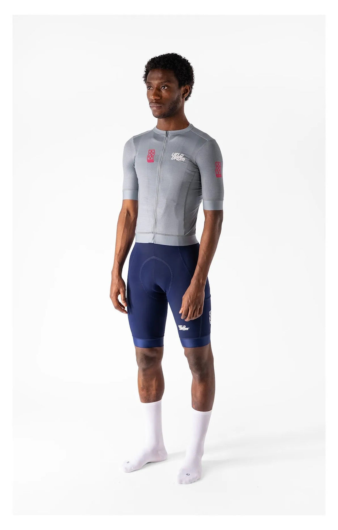 VELODROM RACEDAY 3.0 MAILLOT - GREY/DUSTY RED