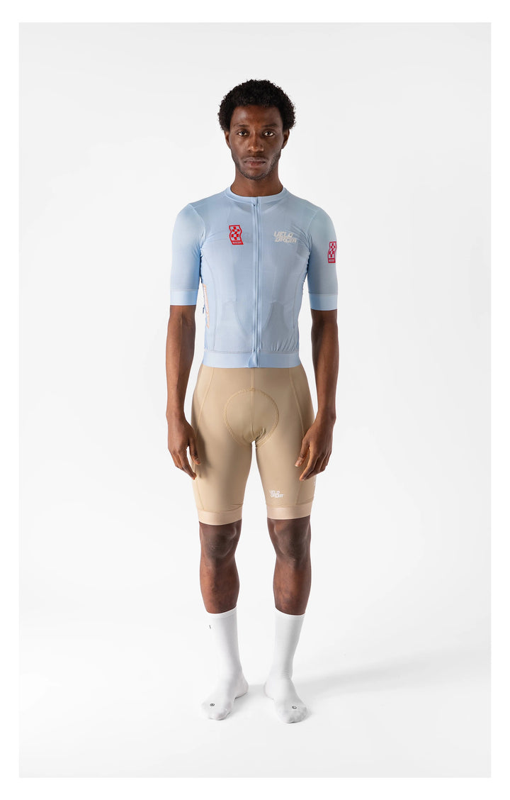 VELODROM RACEDAY 3.0 MAILLOT - LIGHT BLUE/WHITE/PINK