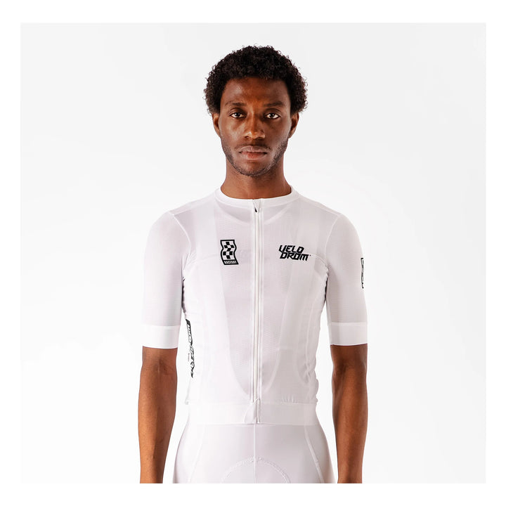 VELODROM RACEDAY 3.0 MAILLOT - WHITE/BLACK