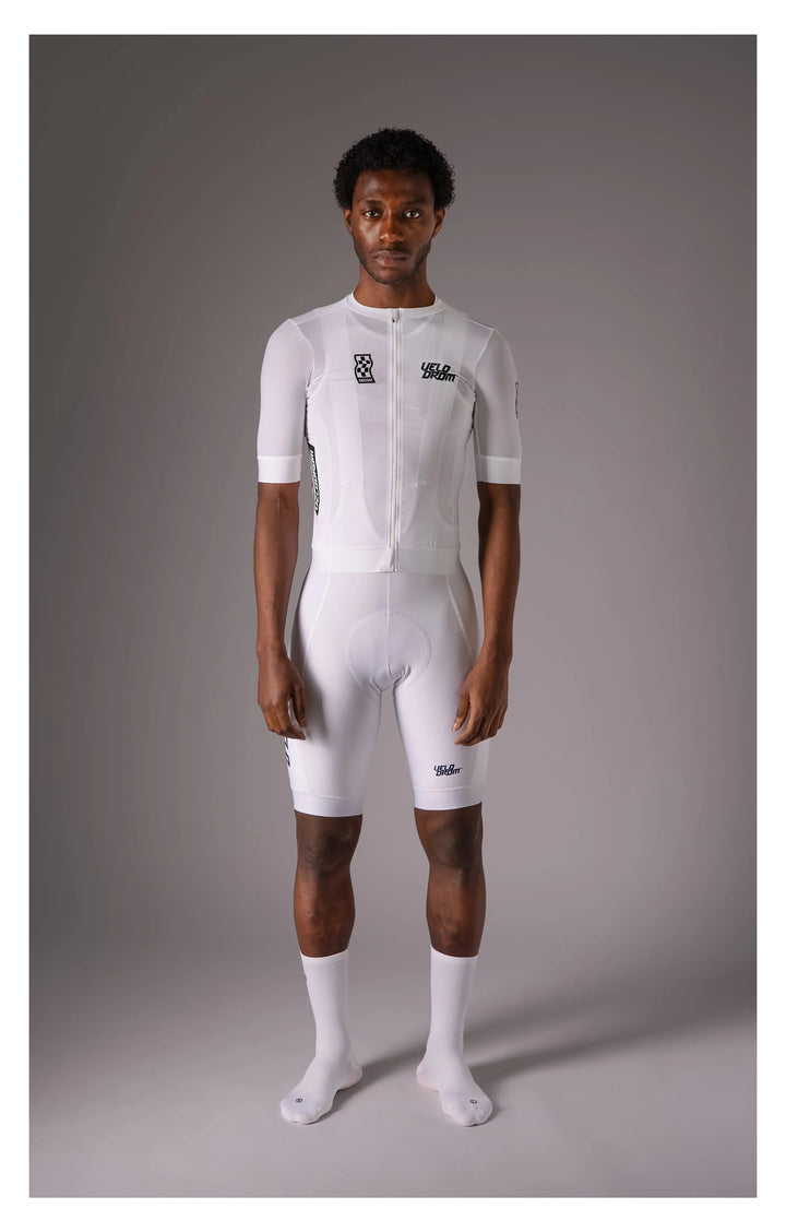 VELODROM RACEDAY 3.0 MAILLOT - WHITE/BLACK