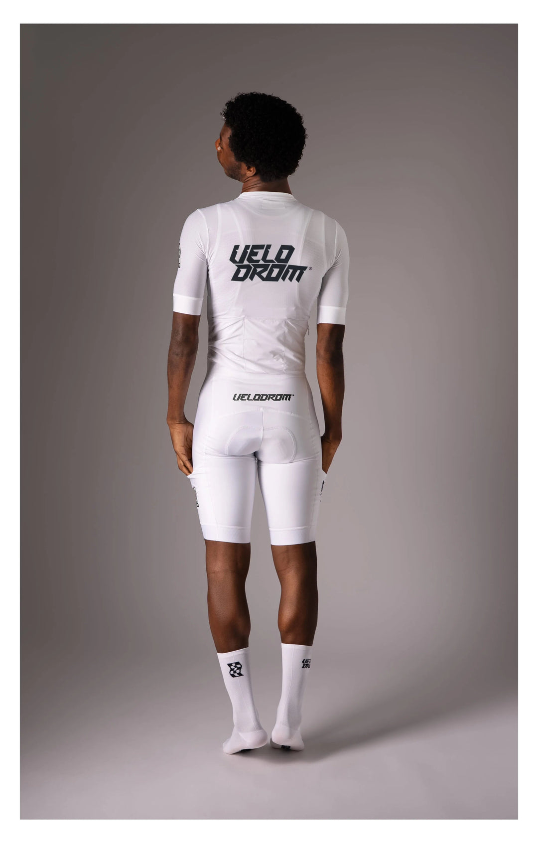 VELODROM RACEDAY 3.0 MAILLOT - WHITE/BLACK