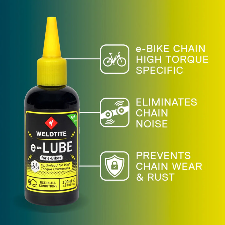 Weldtite E-Lube Lubricante para Cadena (100ml)