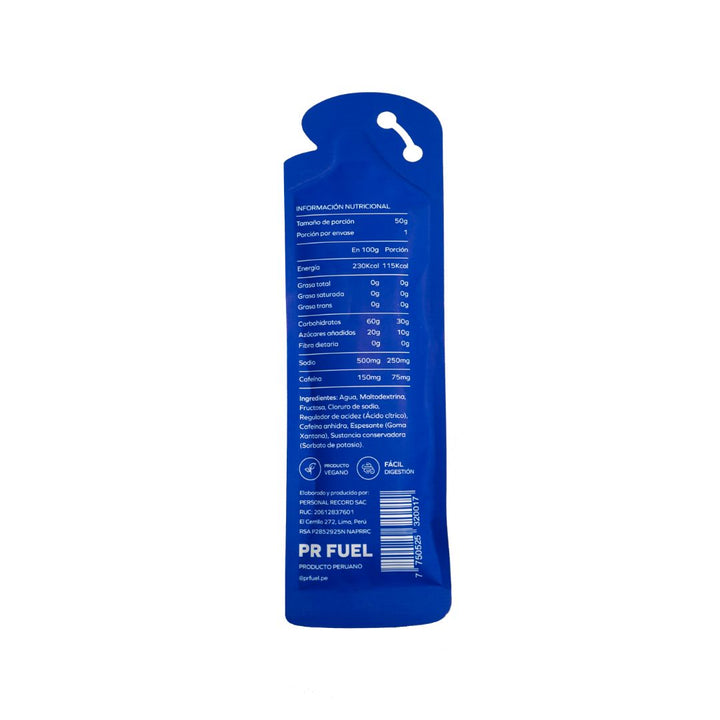 PR Fuel Energy Gel 75MG CAF - Neutro