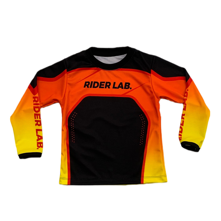 Jersey Rider Lab Niños - Black/Orange