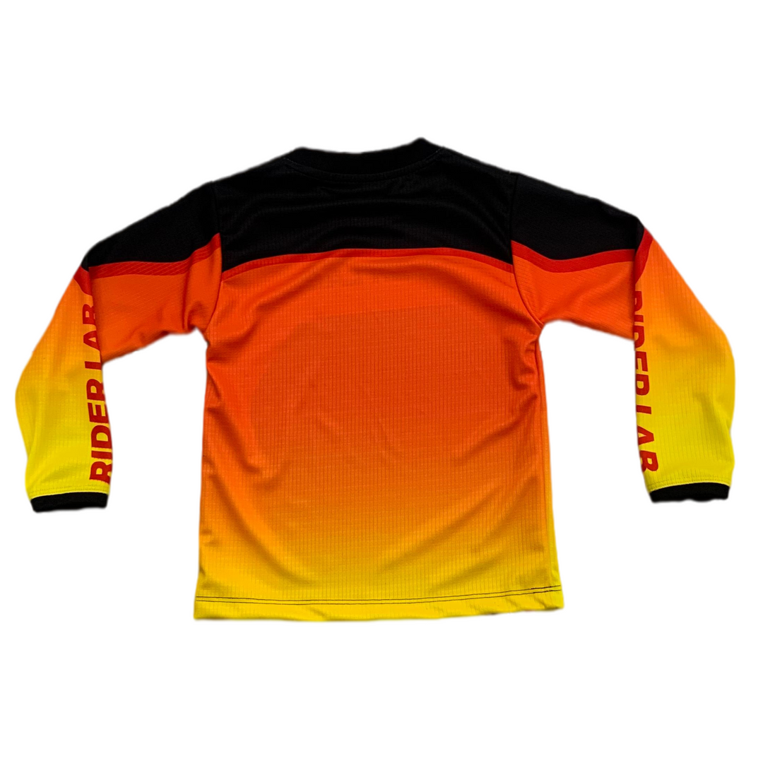 Jersey Rider Lab Niños - Black/Orange