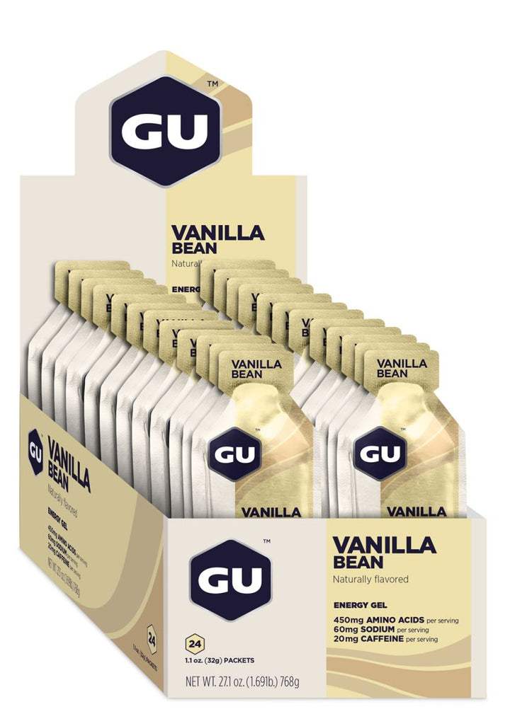 GU Gel Energizante - Vanilla Bean (Caja de 24 Unidades)
