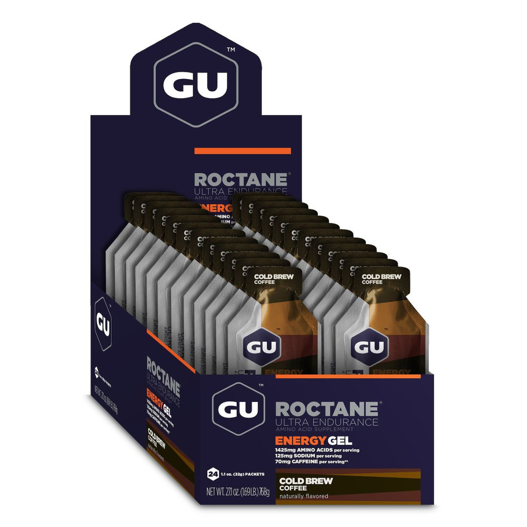 GU Gel Energizante Roctane - Cold Brew (Caja de 24 Unidades)