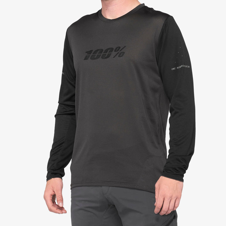 100% RIDECAMP Jersey Black/Charcoal