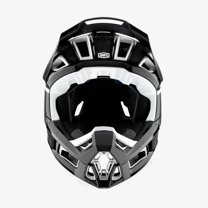 100% Aircraft 2 Carbon Black/White