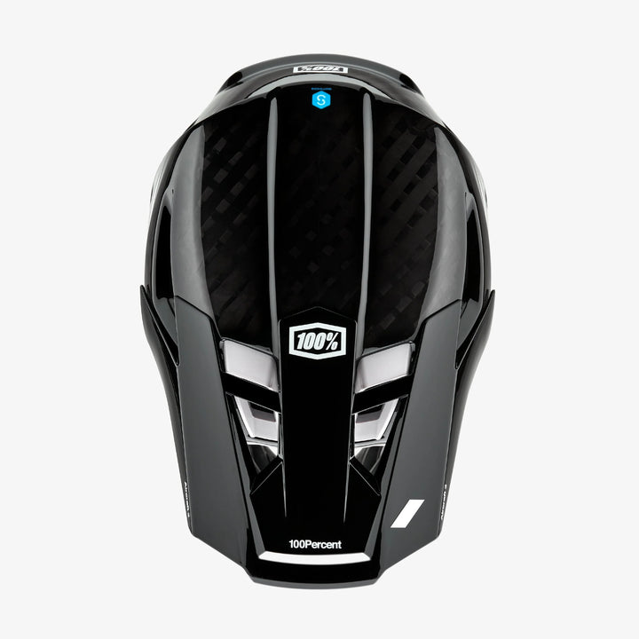 100% Aircraft 2 Carbon Black/White