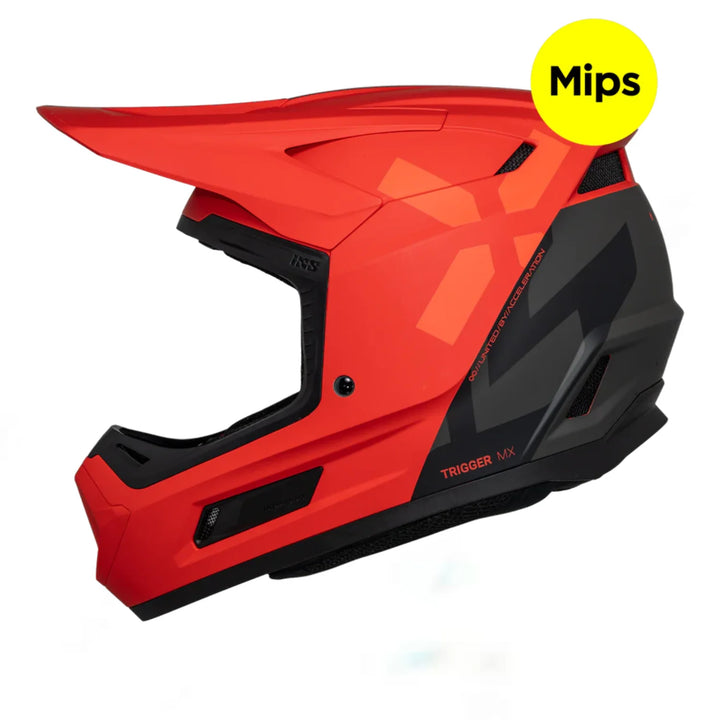 Casco Cerrado IXS Trigger MX 1.0 Chalky MIPS - Red Black