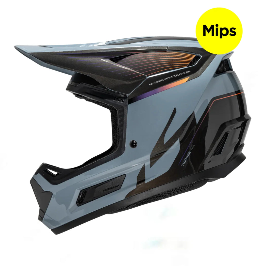 Casco Cerrado IXS Trigger MX 1.0 Chalky MIPS - Black Grey