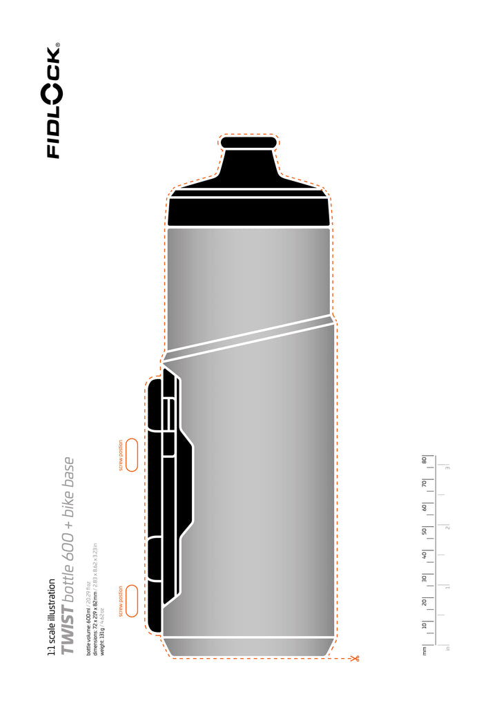 Botella Fidlock Twist 600ml + BASE