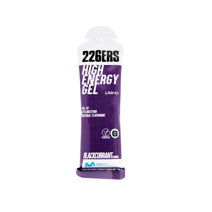 226ERS High Energy Gel Blackcurrant BCAA (50g Carbs)