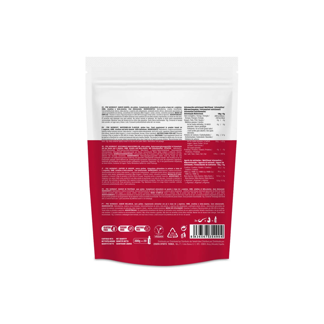 226ERS Pre Workout/Pre Entreno - Sandía