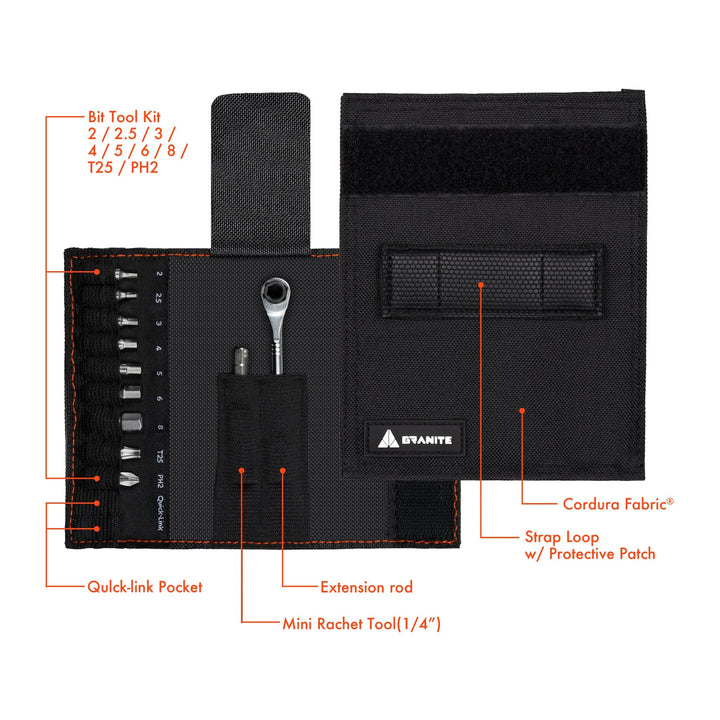 Granite Rock & Roll - Kit de Herramientas con estuche