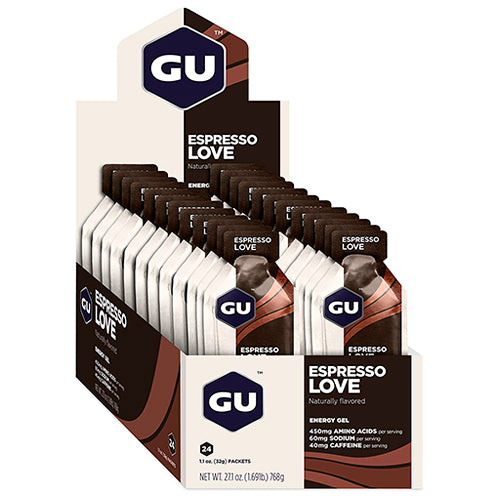 GU Gel Energizante - Espresso Love (Caja de 24 Unidades)
