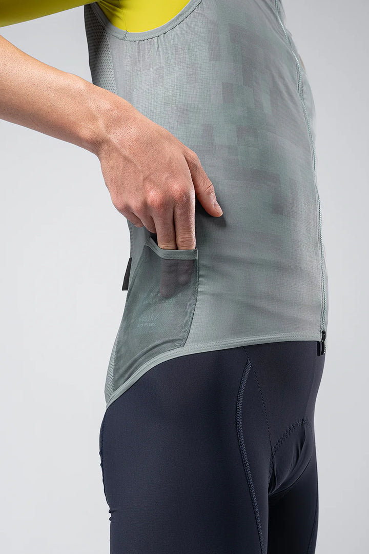 Chaleco Cortaviento GOBIK Plus 2.0 Hombre Cedar Check