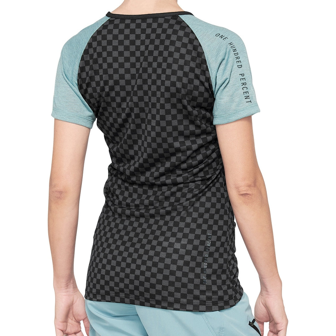 AIRMATIC Jersey Seafoam Checkers (Mujer)