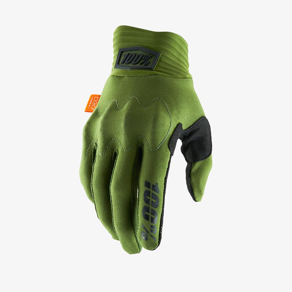 100% COGNITO D3O Guantes - Army Green