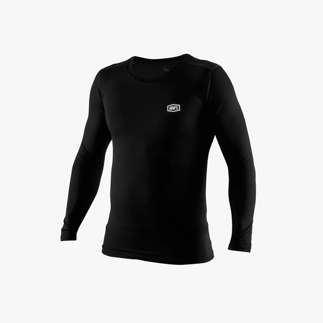 100% Basecamp Base Layer Manga Larga - Negro