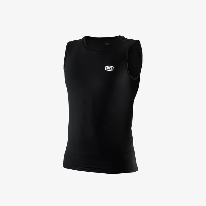 100% Basecamp Base Layer Sin Mangas - Negro