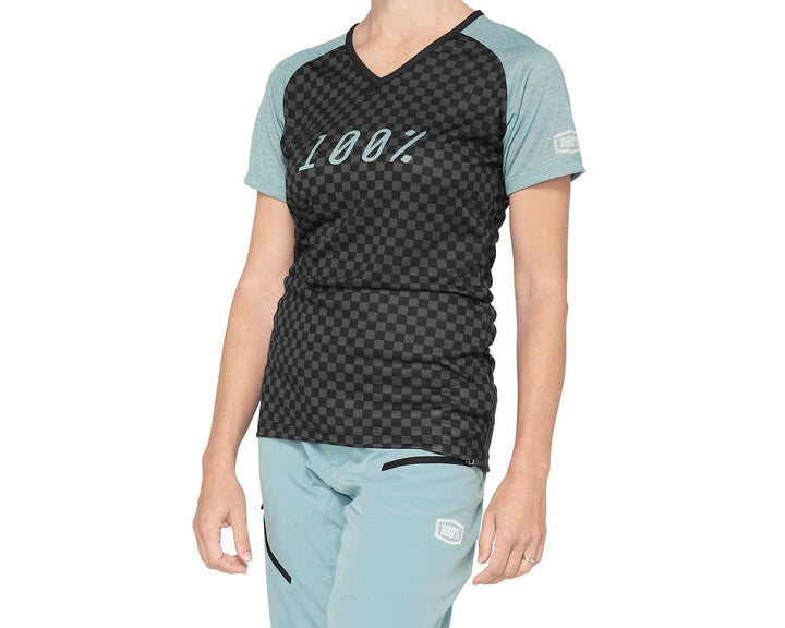 AIRMATIC Jersey Seafoam Checkers (Mujer)
