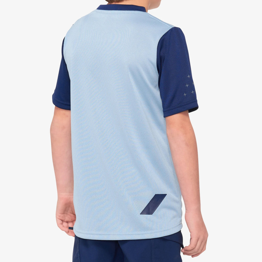 100% RIDECAMP Jersey (Niño) Light Slate/Navy