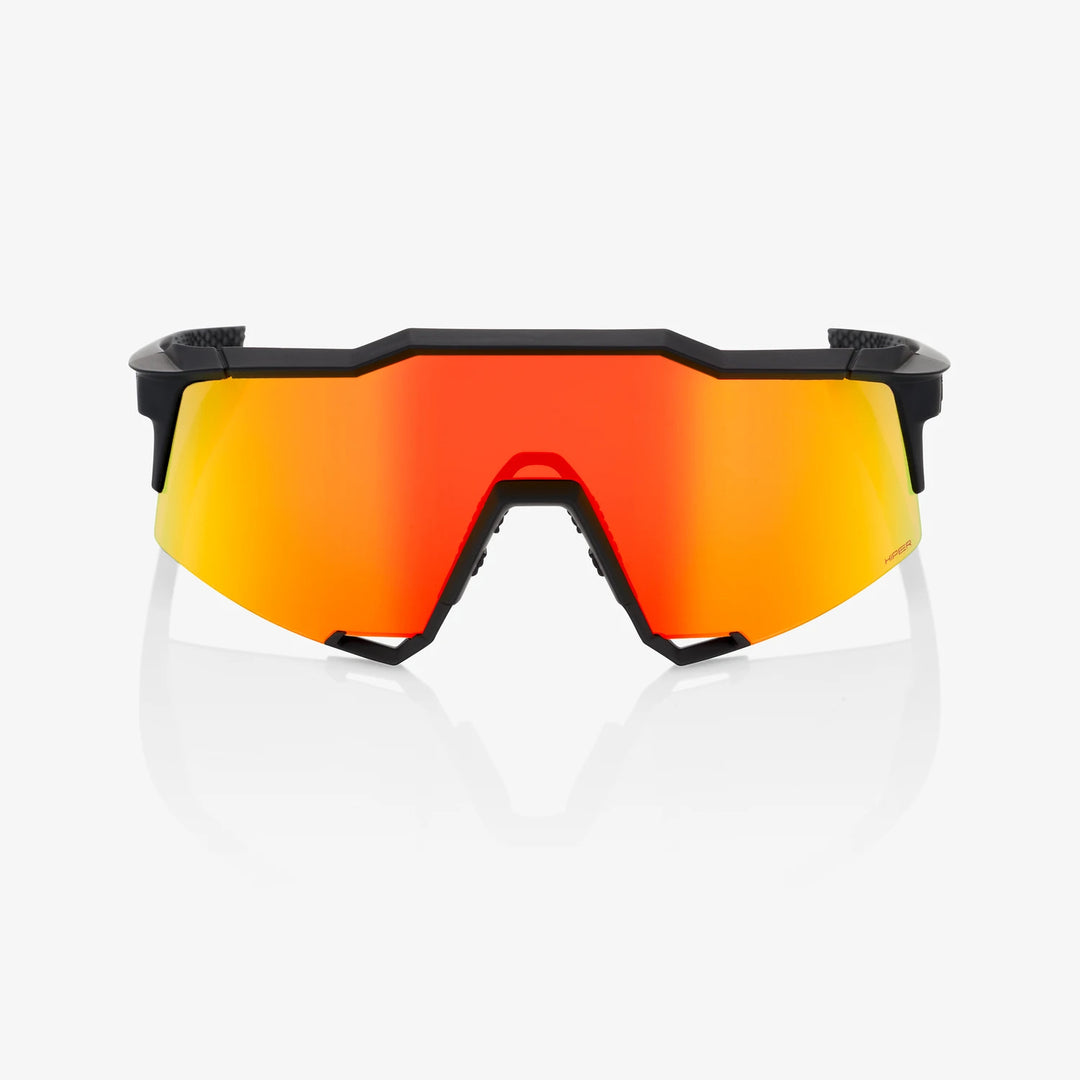 SPEEDCRAFT® - Soft Tact Black - Hiper Red Multilayer Mirror + Clear Lens
