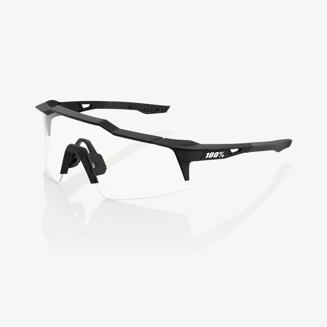 100% SPEEDCRAFT® SL - Soft Tact Black - Hiper Red Multilayer Mirror + Clear Lens