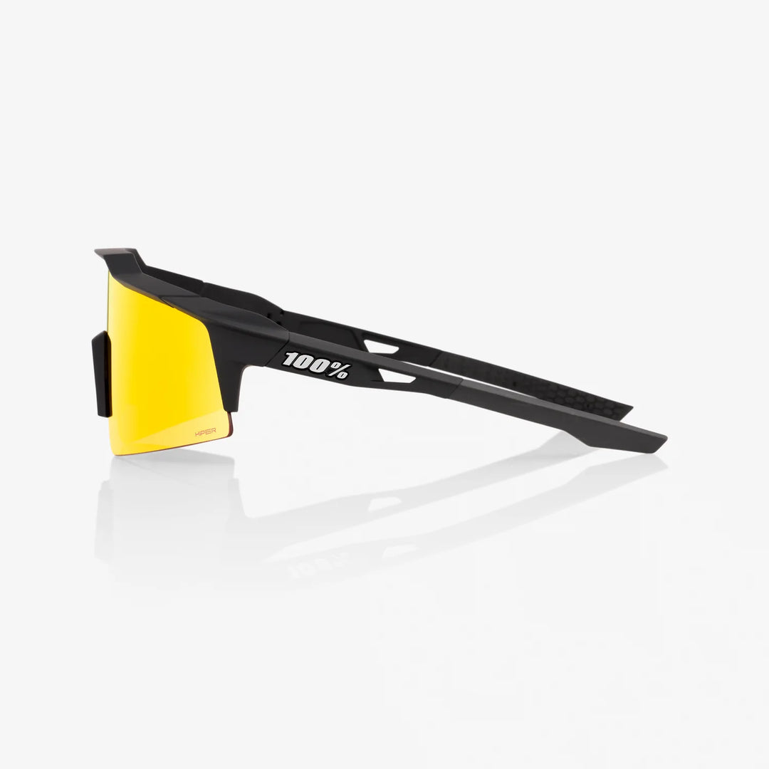 100% SPEEDCRAFT® SL - Soft Tact Black - Hiper Red Multilayer Mirror + Clear Lens