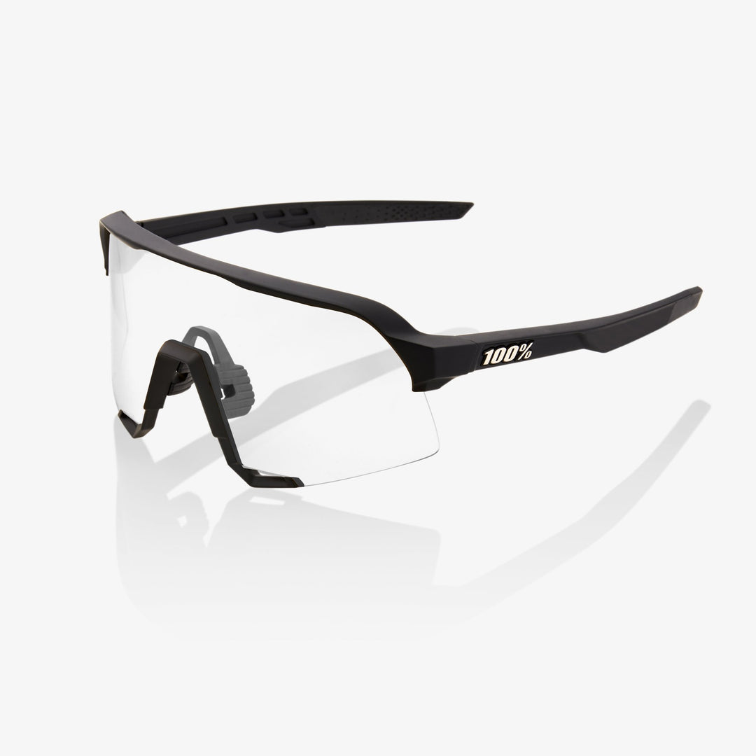 100% Lente S3™ - Soft Tact Black - Soft Gold Mirror + Clear Lens