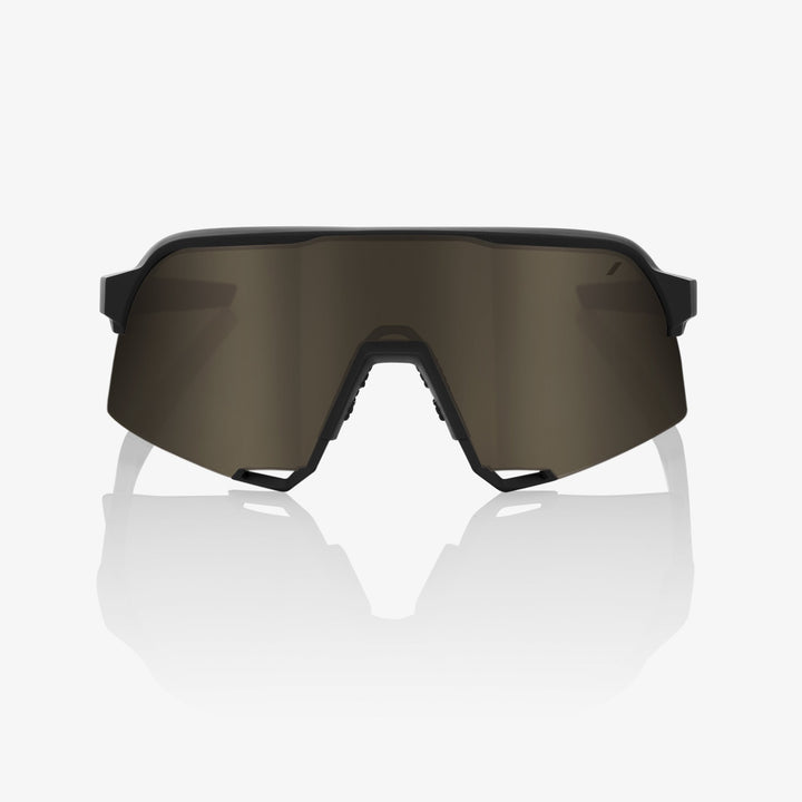 S3™ - Soft Tact Black - Soft Gold Mirror + Clear Lens