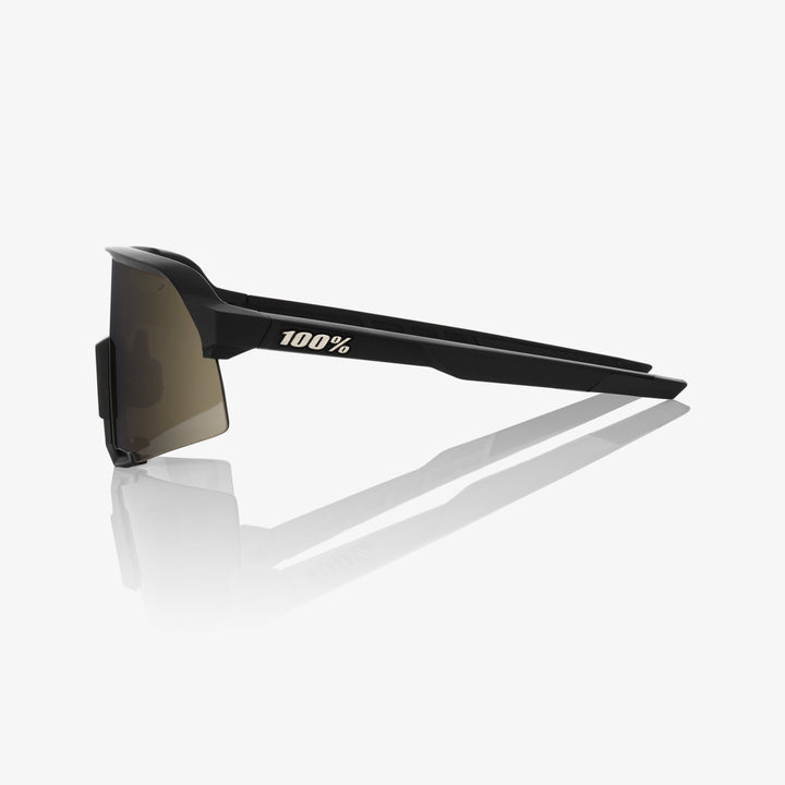 S3™ - Soft Tact Black - Soft Gold Mirror + Clear Lens