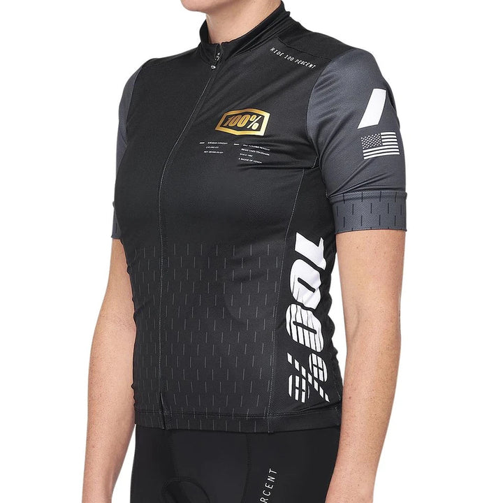 100% Exceeda Jersey Black/Charcoal (Mujer)
