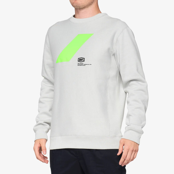 100% Rend Pullover Fleece - Heather Grey