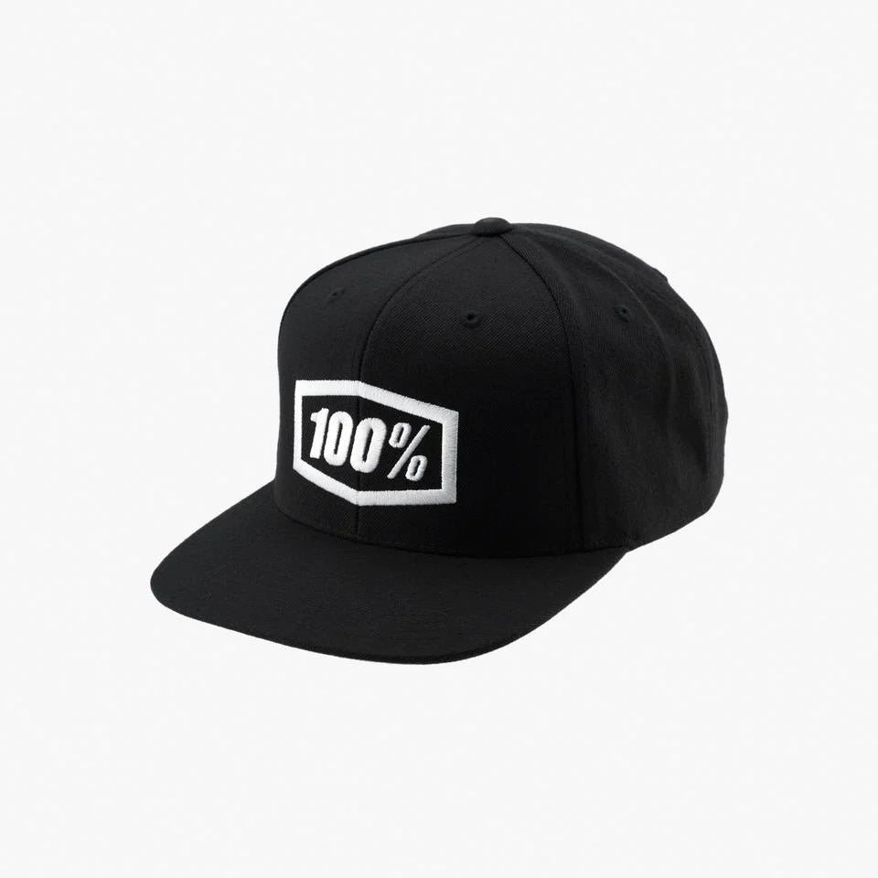 100% Icon Gorra Snapback - Black