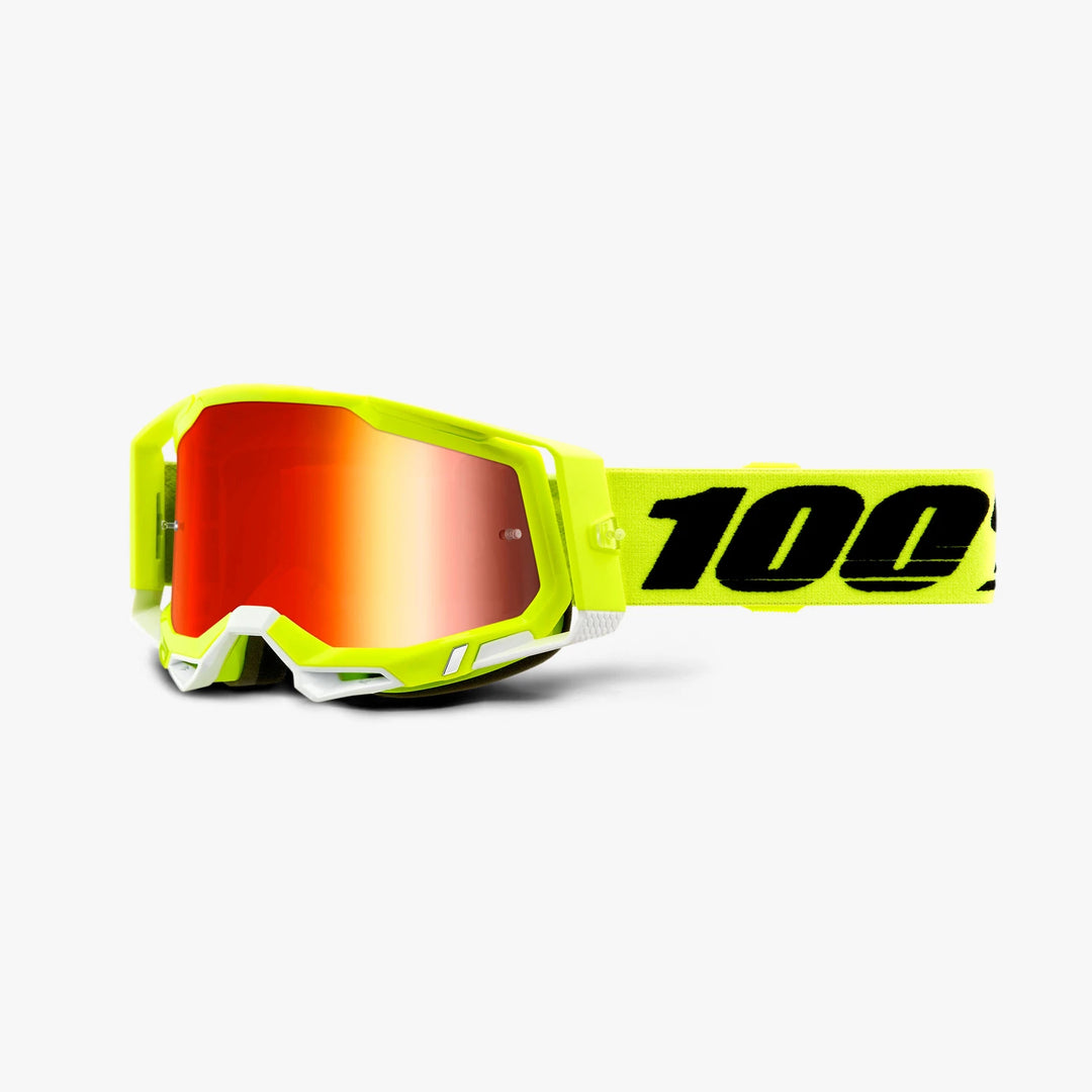 Racecraft 2 Goggle Fluo Yellow - Mirror Red Lens