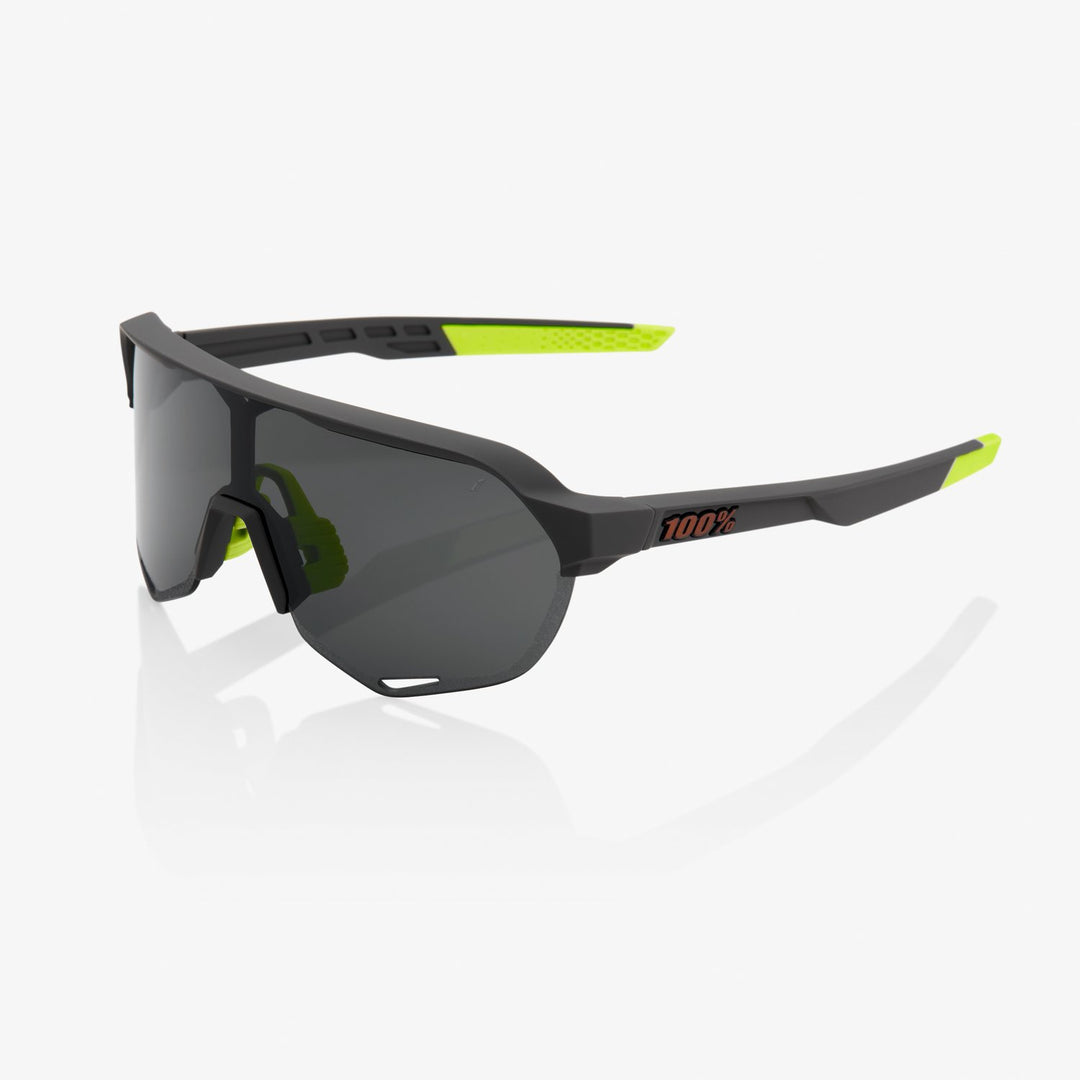100% Lente S2® - Soft Tact Cool Grey - Smoke + Clear Lens