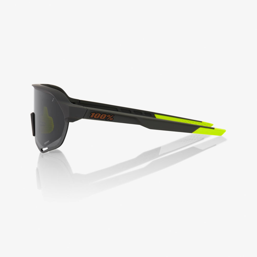 100% Lente S2® - Soft Tact Cool Grey - Smoke + Clear Lens