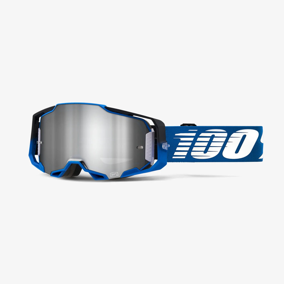 100% ARMEGA Goggle Rockchuck - Mirror Silver Flash Lens