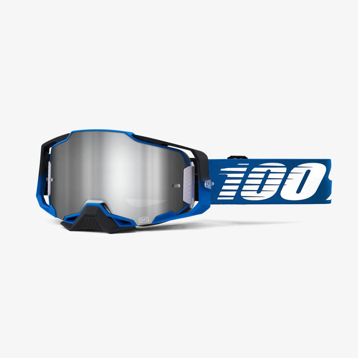 100% ARMEGA Goggle Rockchuck - Mirror Silver Flash Lens