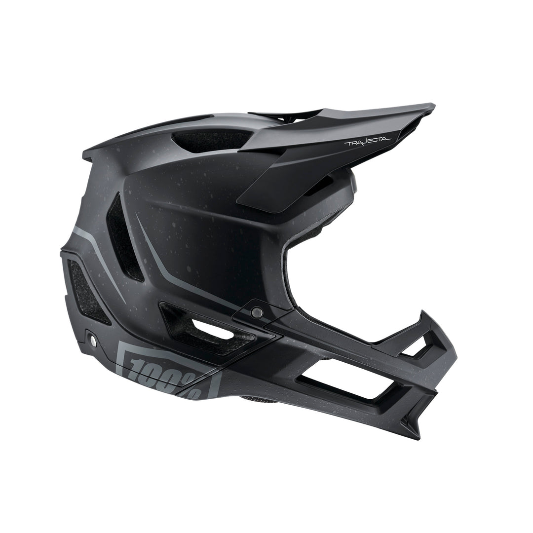 100% TRAJECTA Casco Enduro - Black C/Fidlock