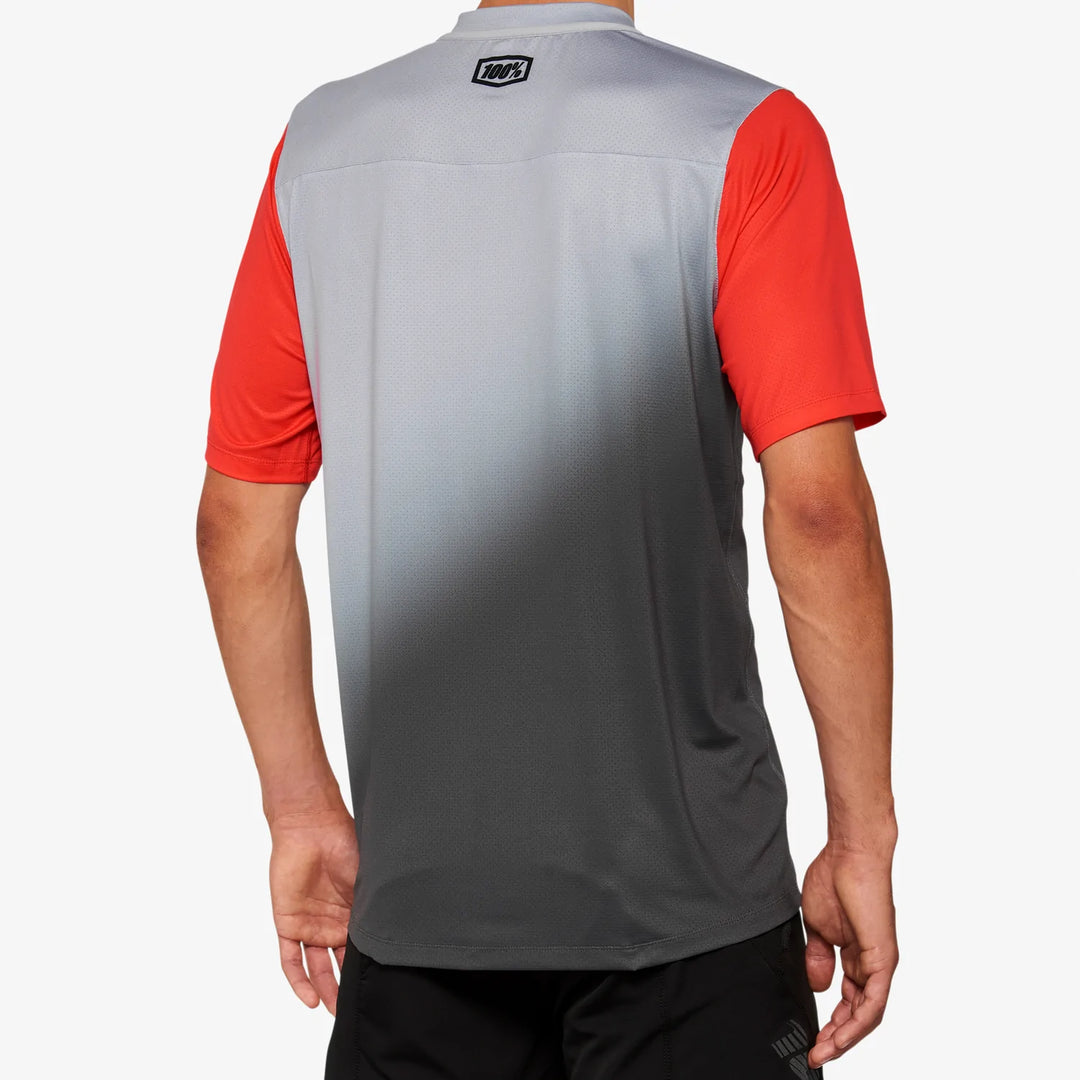 100% CELIUM Jersey - Grey/Racer Red