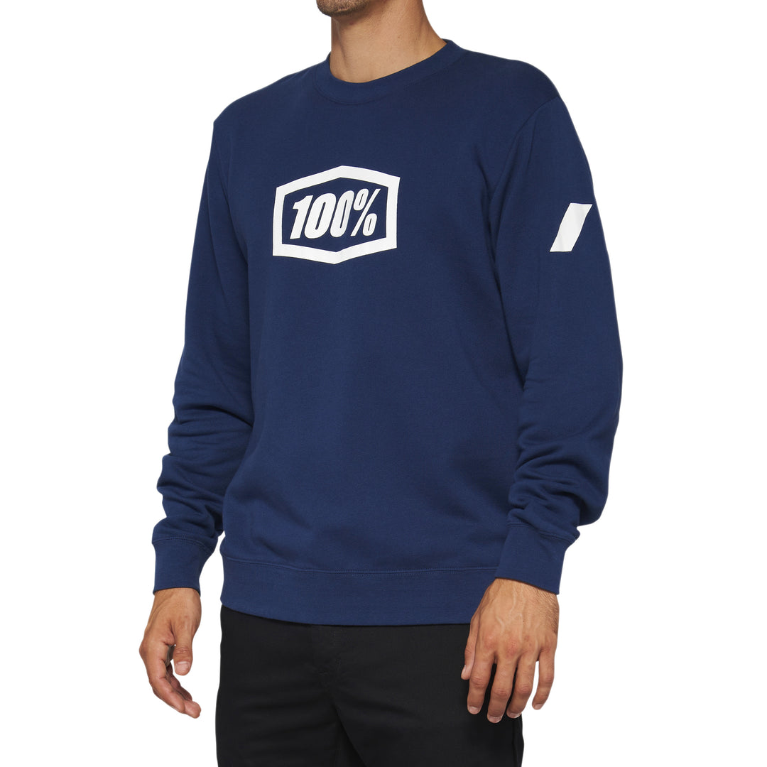 100% Icon Pullover Fleece - Navy