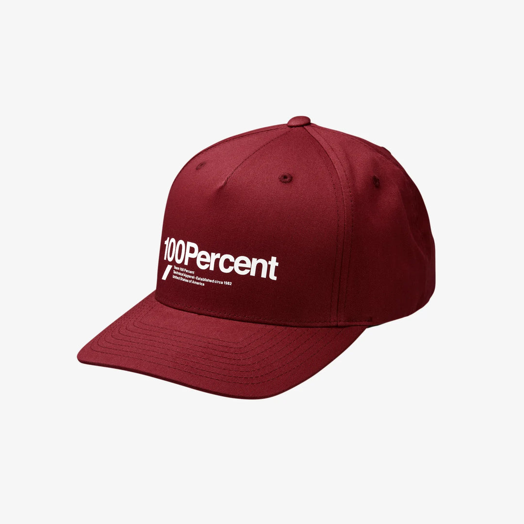 100% Manifesto Gorra Snapback - Deep Wine