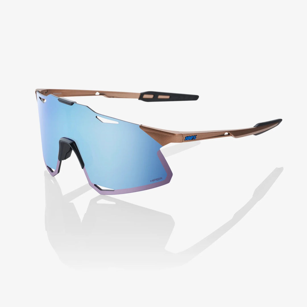 100% HYPERCRAFT® - Matte Copper Chromium - Hiper Blue Multilayer Mirror + Clear Lens