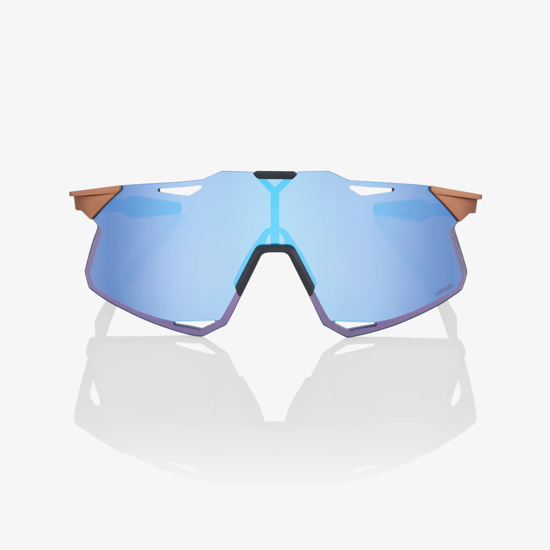 100% HYPERCRAFT® - Matte Copper Chromium - Hiper Blue Multilayer Mirror + Clear Lens