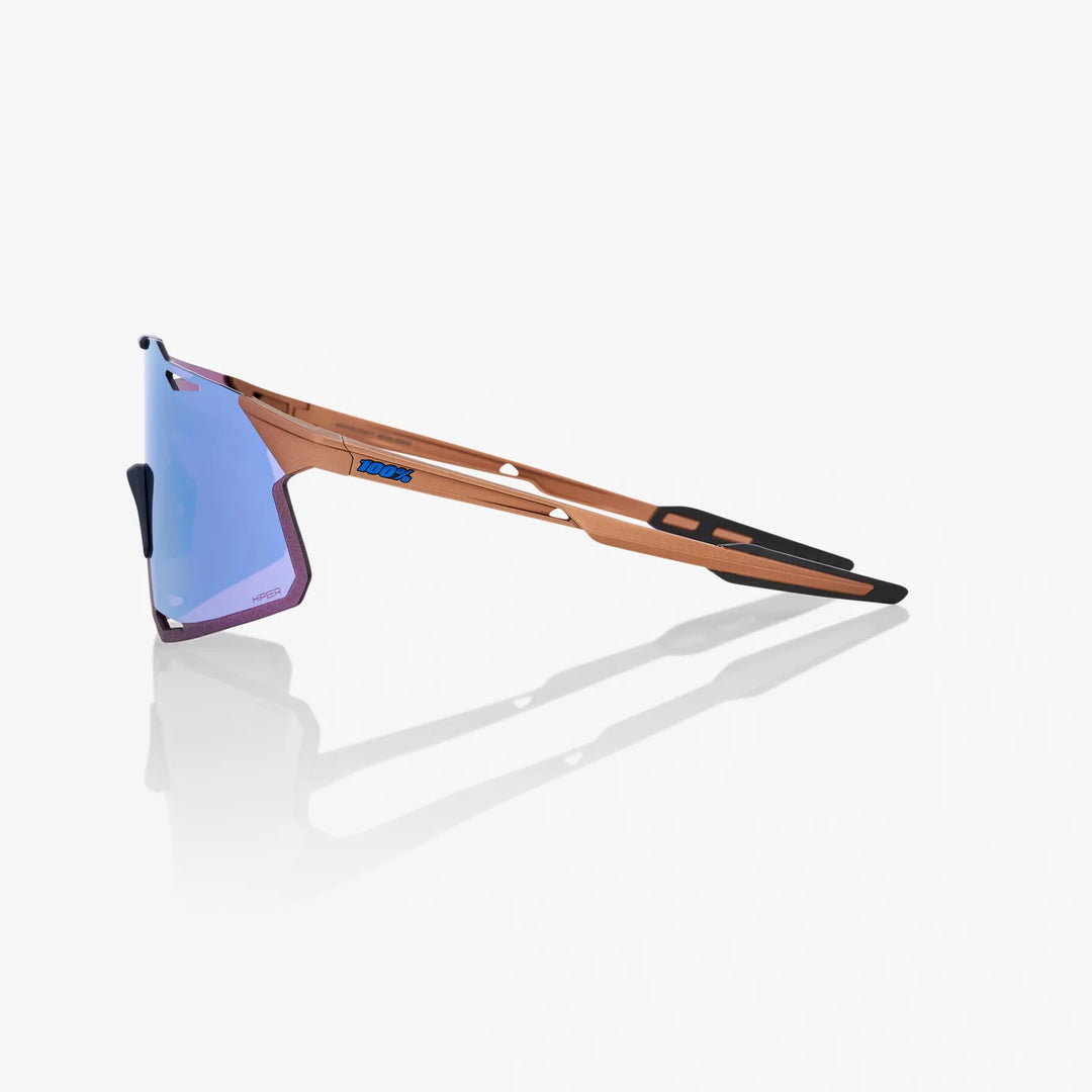 100% HYPERCRAFT® - Matte Copper Chromium - Hiper Blue Multilayer Mirror + Clear Lens