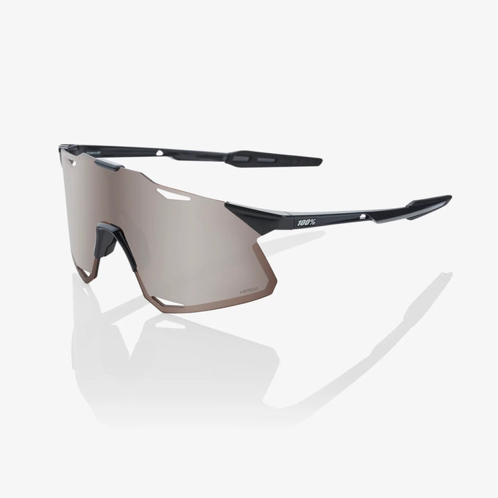 100% HYPERCRAFT® - Gloss Black - HiPER® Silver Mirror + Clear Lens